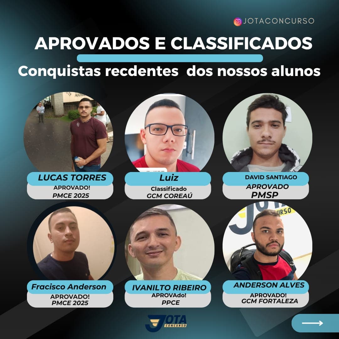 Alunos aprovados - Turma 1